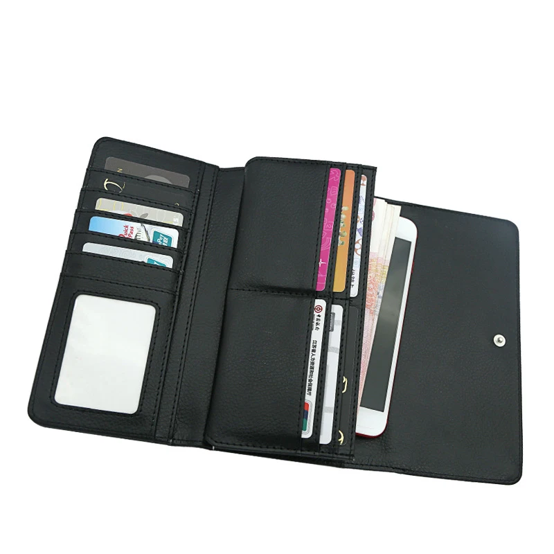 PU Leather Women Phone case Blanks Sublimation Ladies Wallet With Zipper for