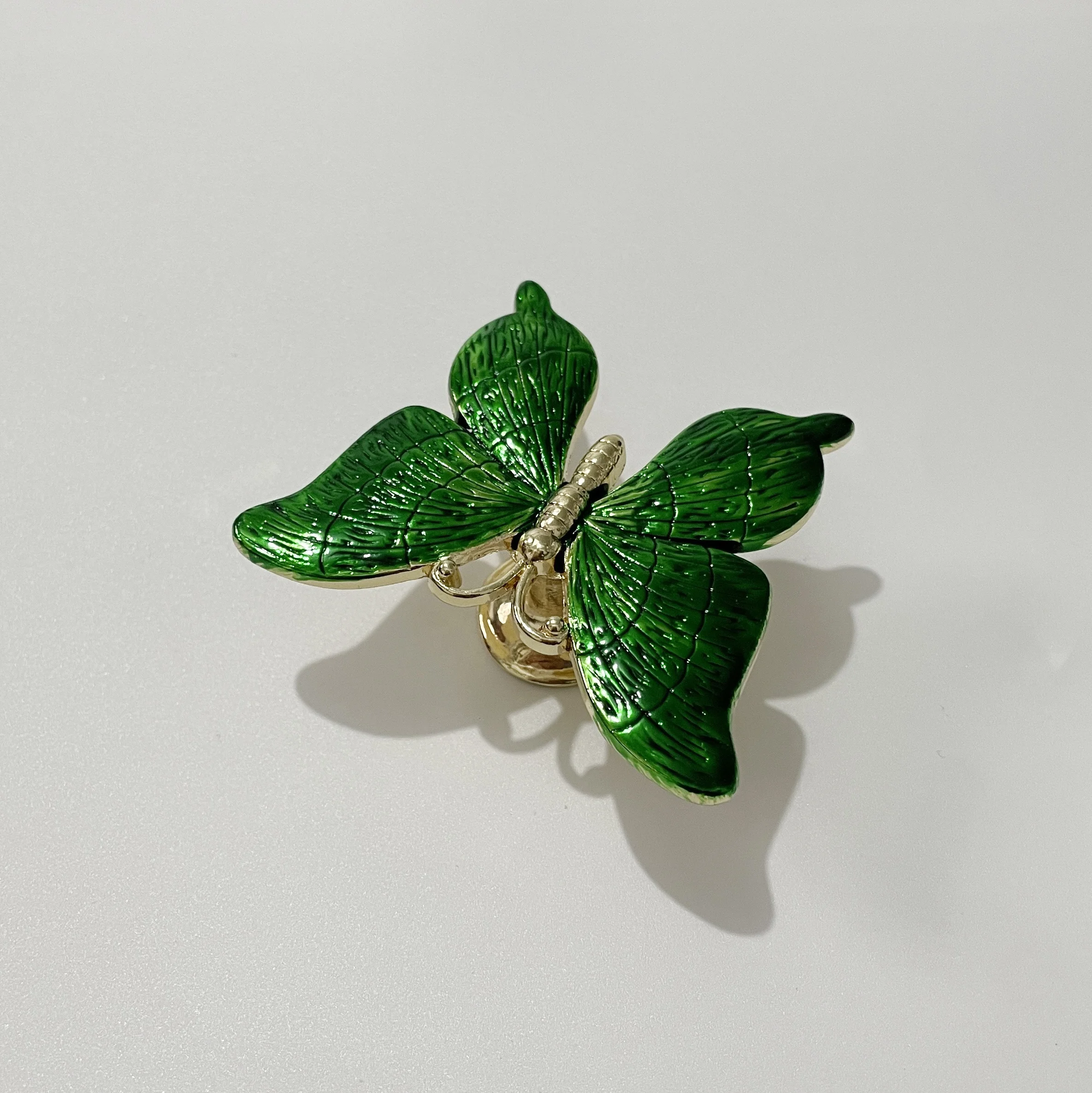 Green cabinet knob palm tree drawer handle furniture handles & knobs