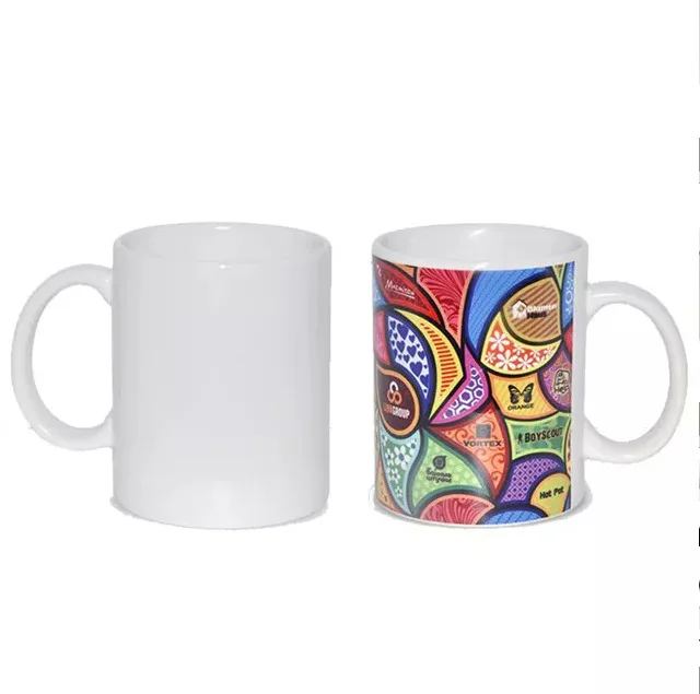 Wholesale AAA ceramic mug 11oz white sublimation mug custom cup for sublimation