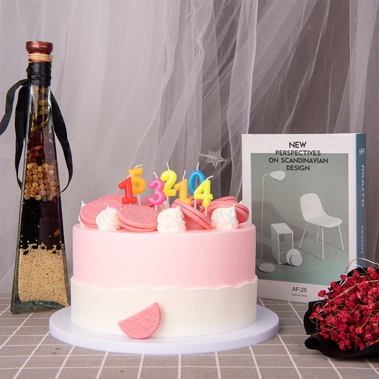 2021 Hot sell number candle birthday candle 0-9 happy birthday candle