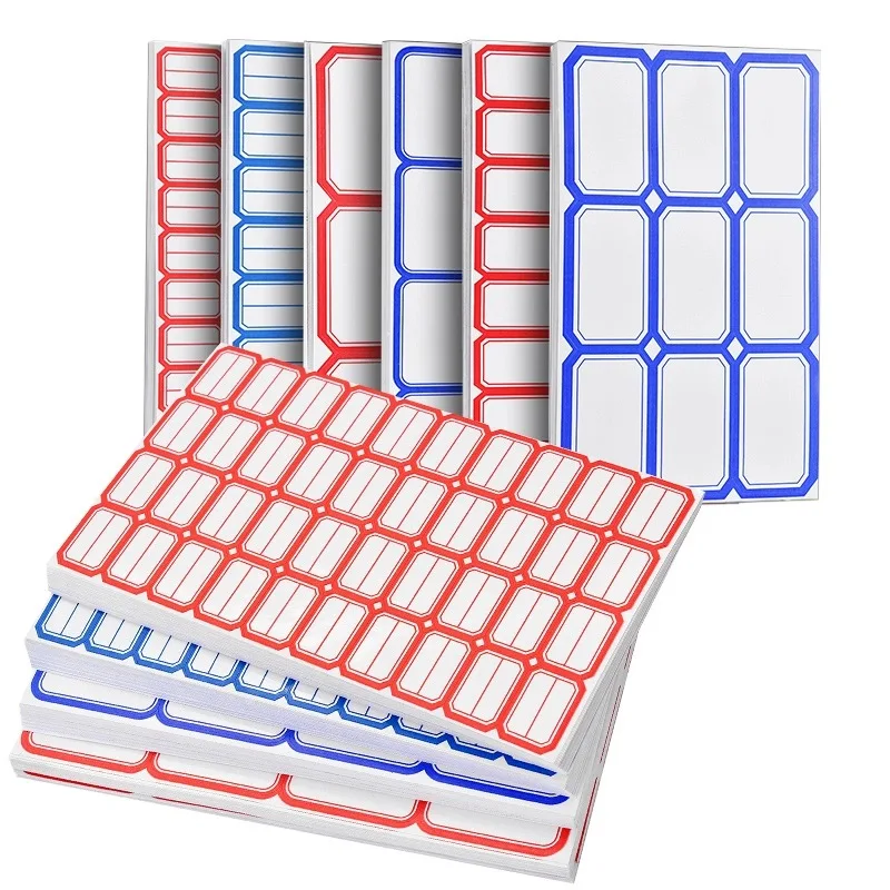 Hot Selling Convenient Adhesive Label Classification Jar Stickers Writable Paper Sticker Labels for School Use