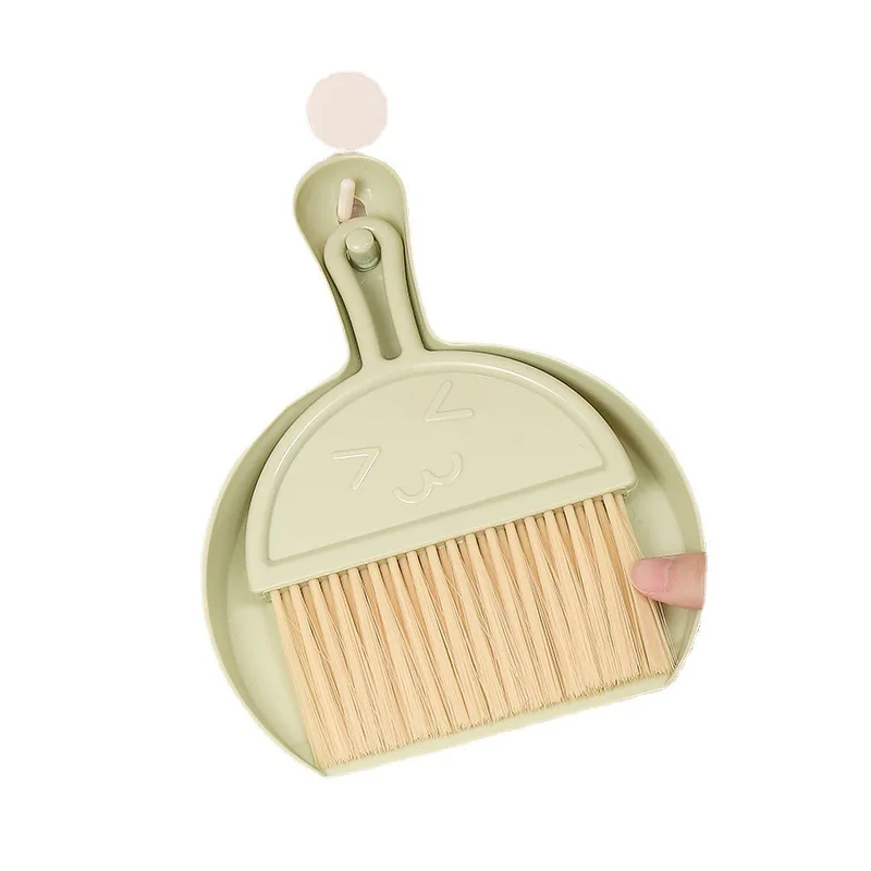 Household Desktop Mini Plastic Broom Keyboard Cleaning Brush Small Broom and Dustpan Set