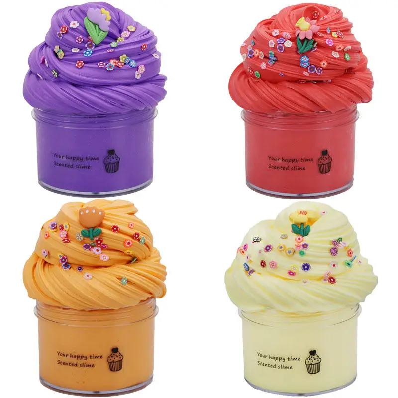 Hot 2024 Slime Putty 6 Colors DIY Crystal Mud Kids Toys Educational Soft Slime for Kids