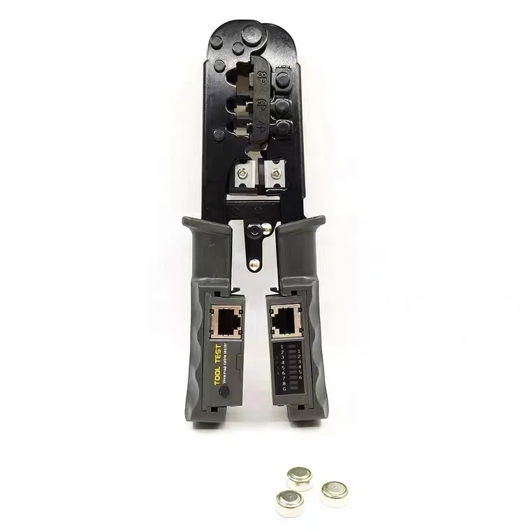 4 в 1 сетевой кабельный зажим тестовые инструменты RJ11 RJ12 RJ45 4p 6p 8p Обжимные Щипцы с кабелем тестер