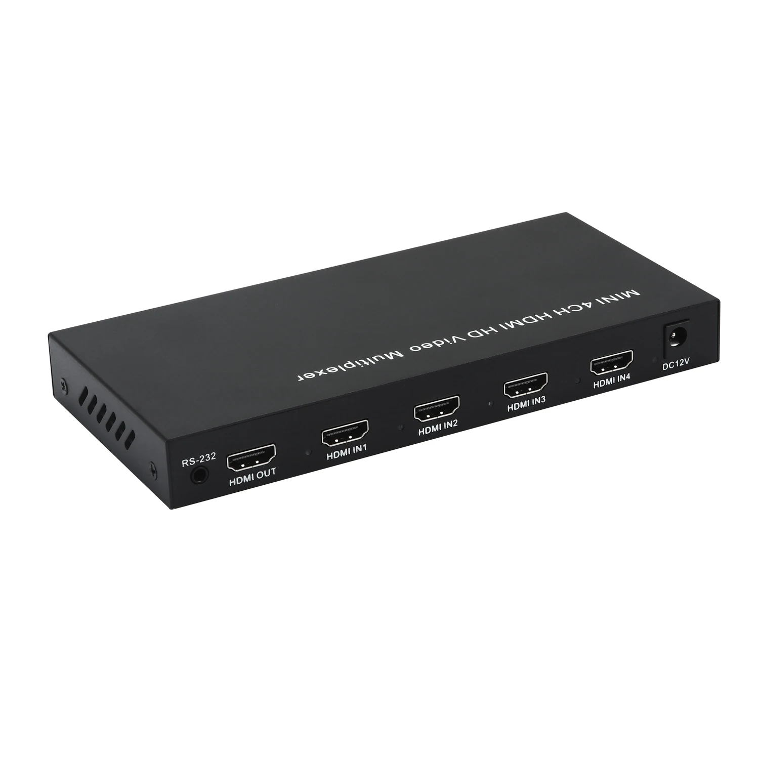 Newest 4 in 1 out Full HD 1080P HD splitter Switch 1080P Full HD Media Player Converter PC Laptop Video IR Control Splitters