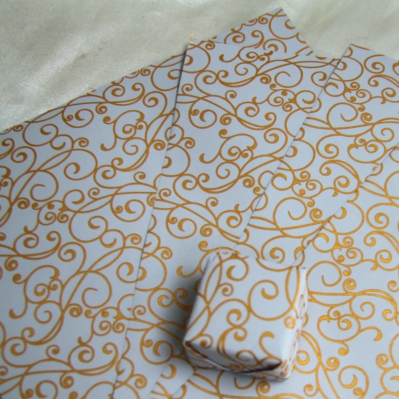 Индивидуальные листы для обертывания шоколадной алюминиевой фольгой