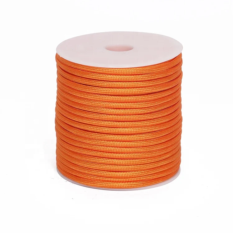 High quality climbing camping and mountaineering safety colored monochrome paracord ropes