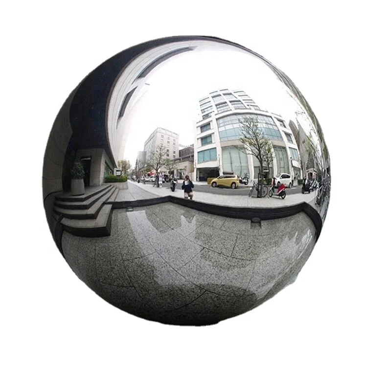 High Quality Mirror Polished Hollow Stainless Steel Polished Reflective Ball Sphere Metal Craft Metal Statue Metal Sculpture