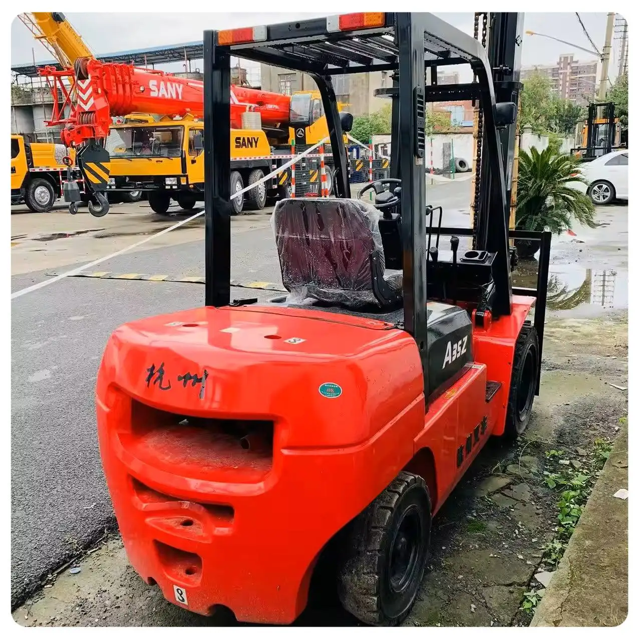 Chinese top brand HANGCHA Secondhand HANGCHA A35Z Forklift Truck 3.5 Ton high efficient 2 forks Mining Machinery