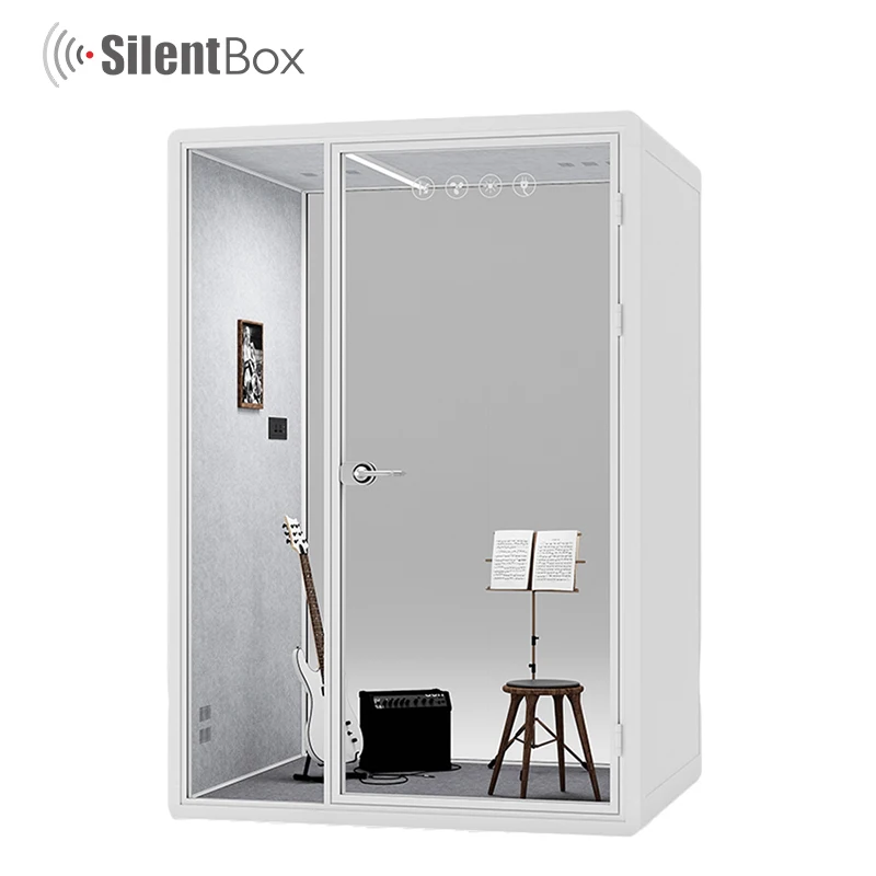 Movable  Private Office Pod Acoustic Office Meeting Booth Modern Office Cabin With Ventilation System