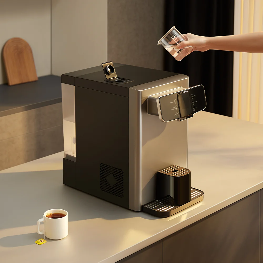 Ro Water Purifier Viserton 1500 Ppb Rich Hydrogen Direct Drinking Water Dispenser Machine with compressor Cold