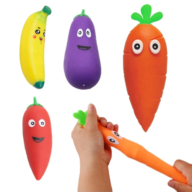 Banana Stress Toy Stretchy Bananas Decompressing Squeeze Anti Stress Relief Squishy Toy Banana Stress Toy For Kids Adults