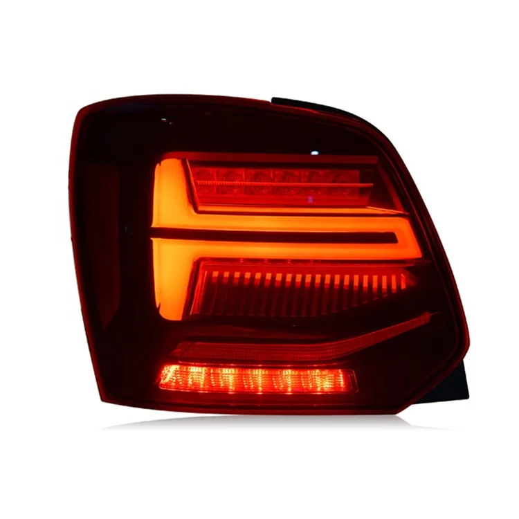 Wholesales 2021 Full Led Tail Light For Vw Polo Reversing Light Fog Lamps Warning Lamp