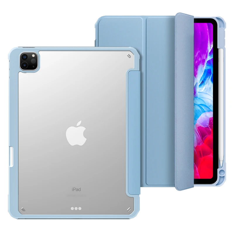 Transparent Back Cover Tablet Case For iPad pro 2021 11 inch