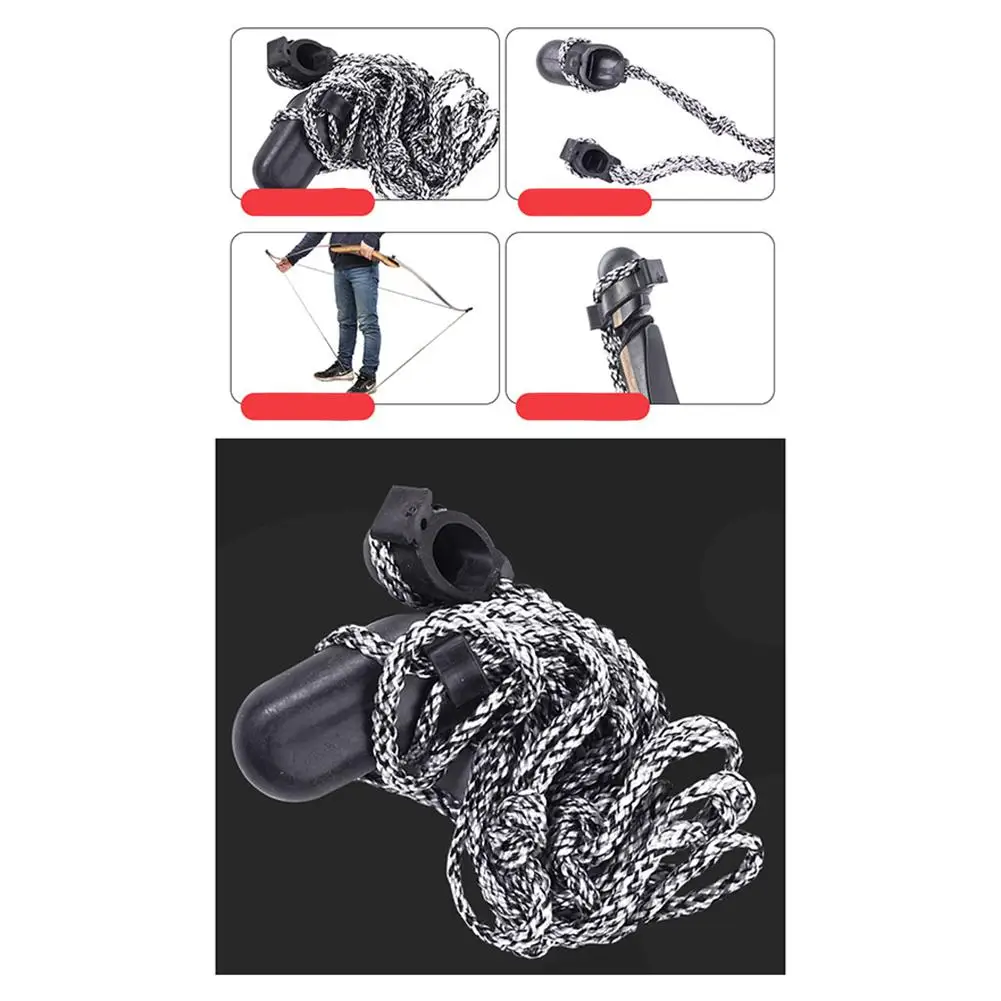 Archery Bow Stringer Hunting Traditional Recurve Bows Limbsaver Tip Nylon Material Change Bowstring Portable Equipment