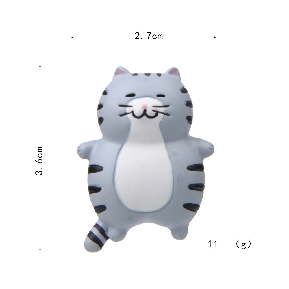 Message Stickers Early Home Decore for kids toy Sleeping Cartoon Cute Cat Refrigerator Creative Strong Magnet