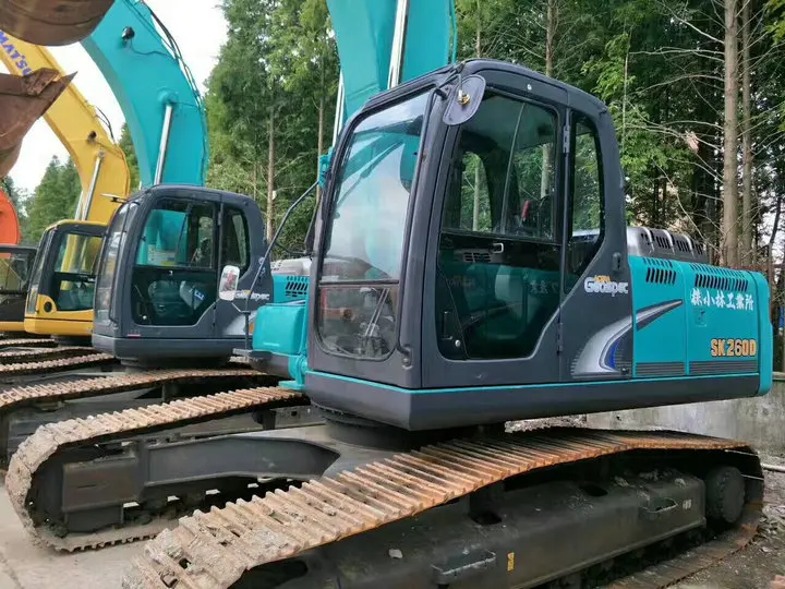 KOBELCO sk260D used excavator  High quality Hydraulic used  Kobelco SK210 sk350 sk380d crawler   Excavator