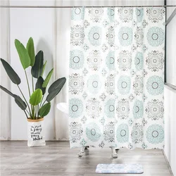 Занавеска для душа peva, пользовательский принт с ковриком