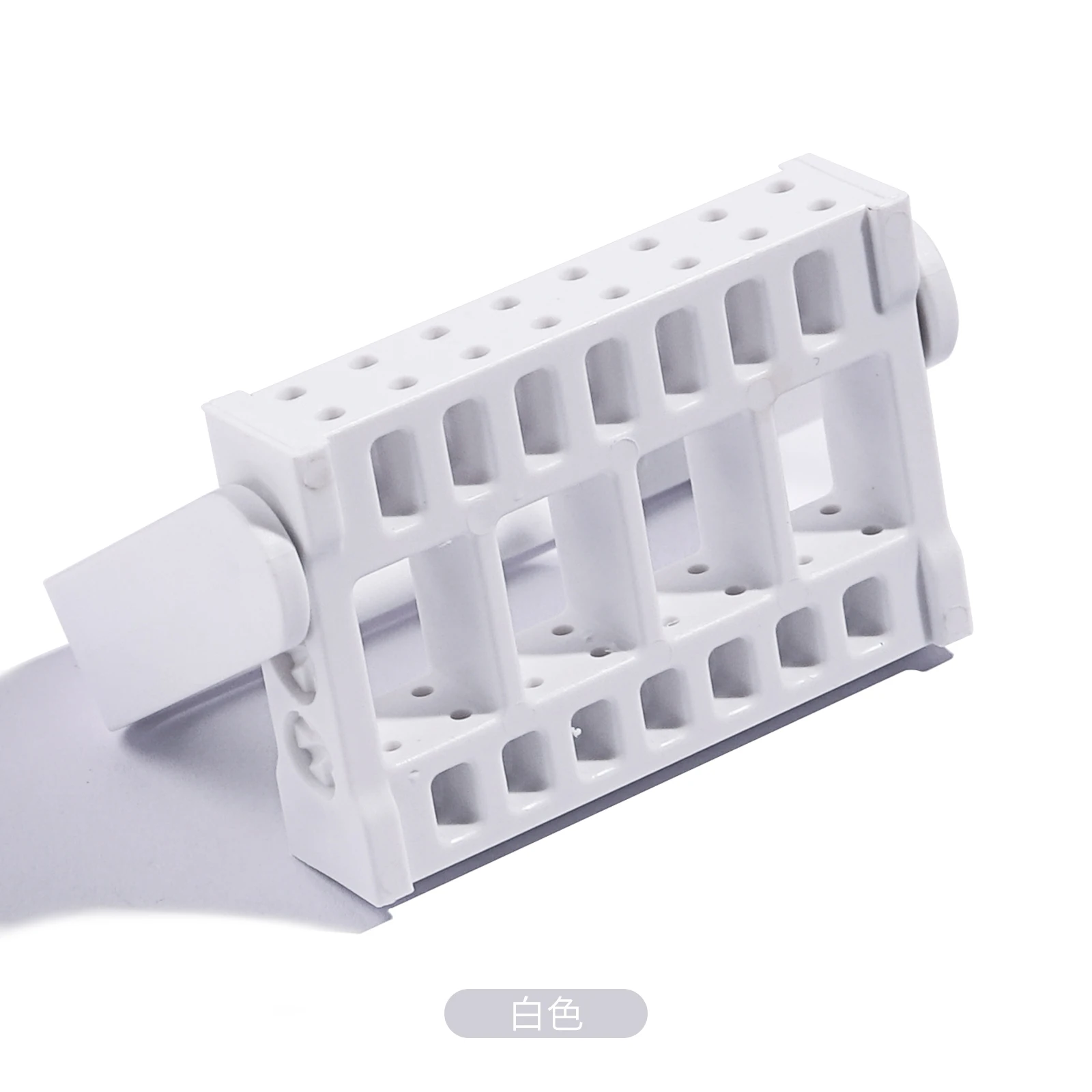 16 Holes Manicure Sanding Head Display Rack Grinding Head Rack Storage Box Fold Portable Manicure Tools Polish Head Table Holder