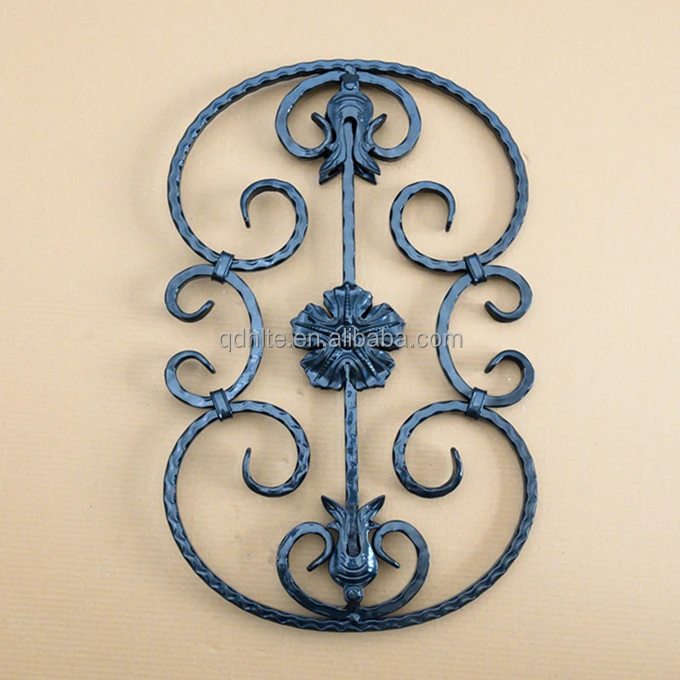 Hualute factory supply ornamental wrought iron rosettes, cast iron rosettes for wrought iron fence design
