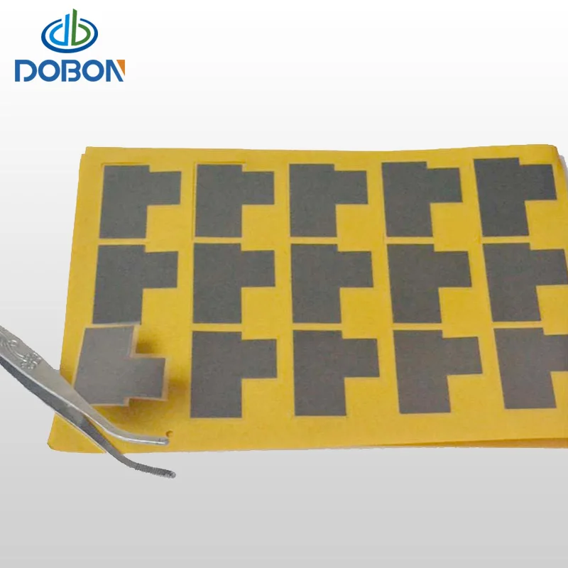 Application of insulating artificial graphite sheet high thermal conductivity ultra-thin gasket for mobile phone