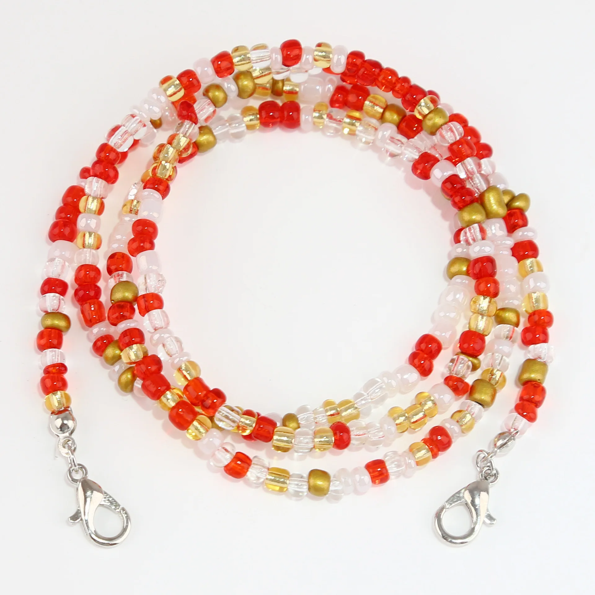 2022 Hot Sale Cheap Anti-Lost Kids Masking Chain Holder Seedbeads Glasses Chain strap