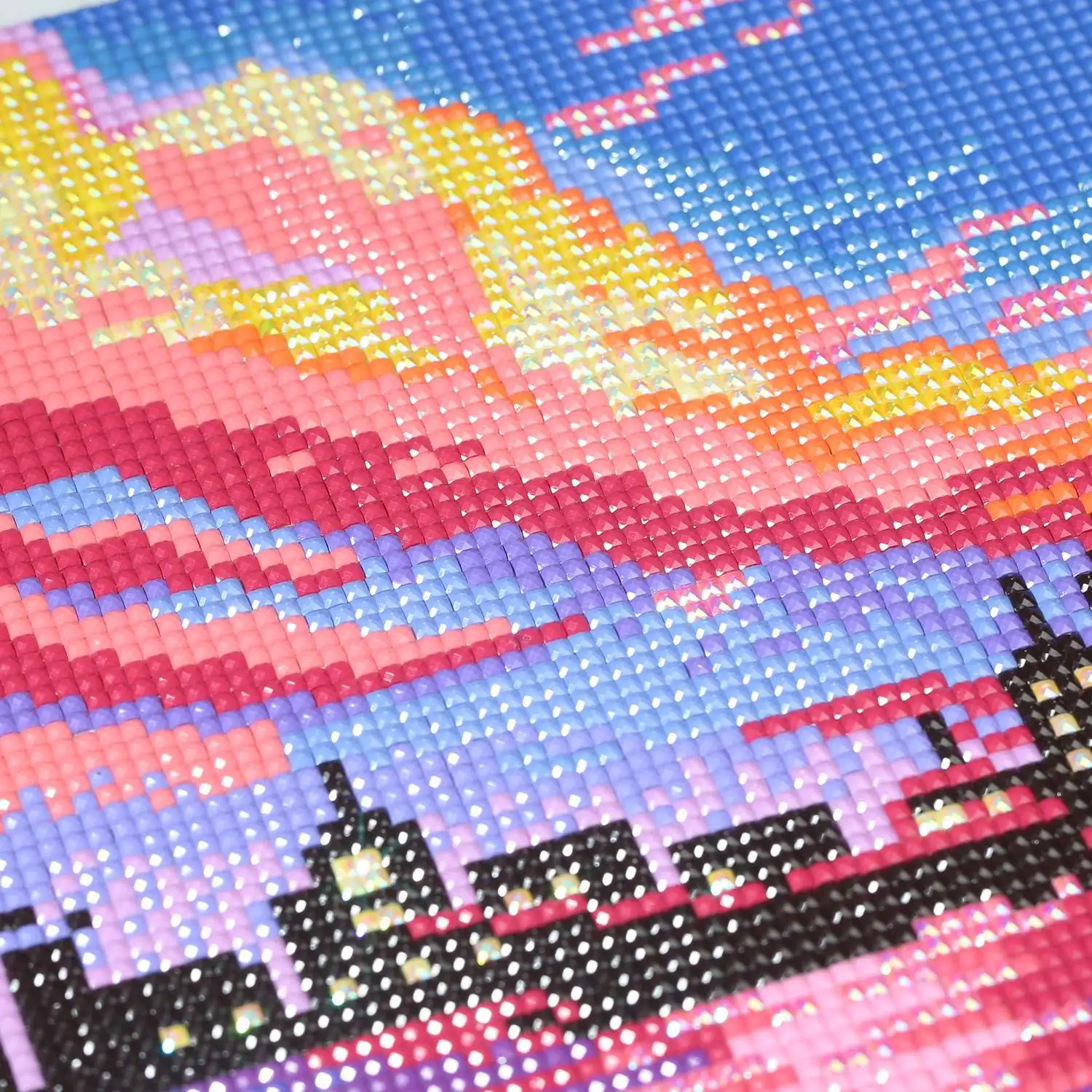 R-Mini05 Set of 4pcs Landscape Picture Canvas Art Paintings Custom 5D Mini Diamond Painting Kit