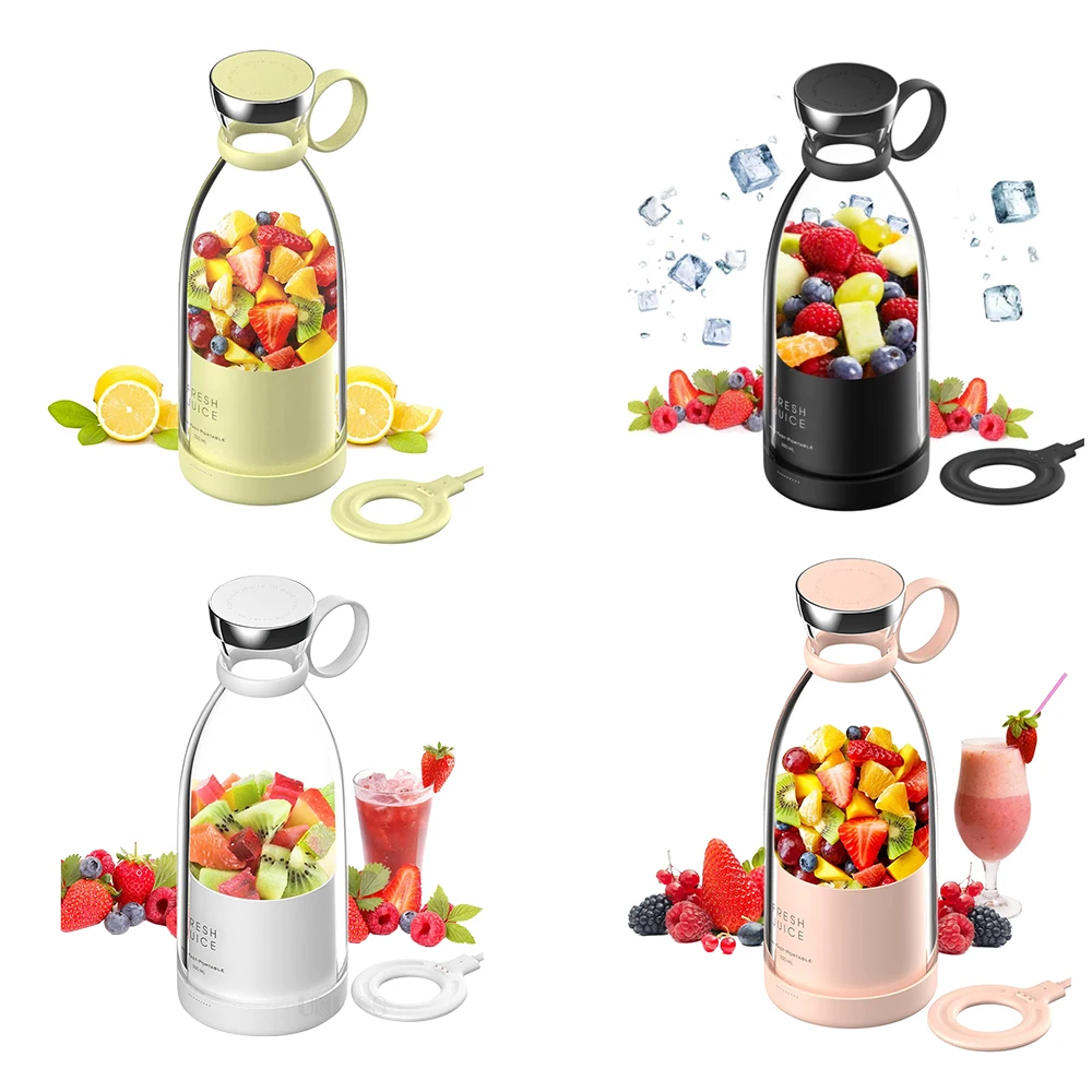 Portable Electric Fruit Juicer Blender USB Rechargeable Mini Portable Juicer
