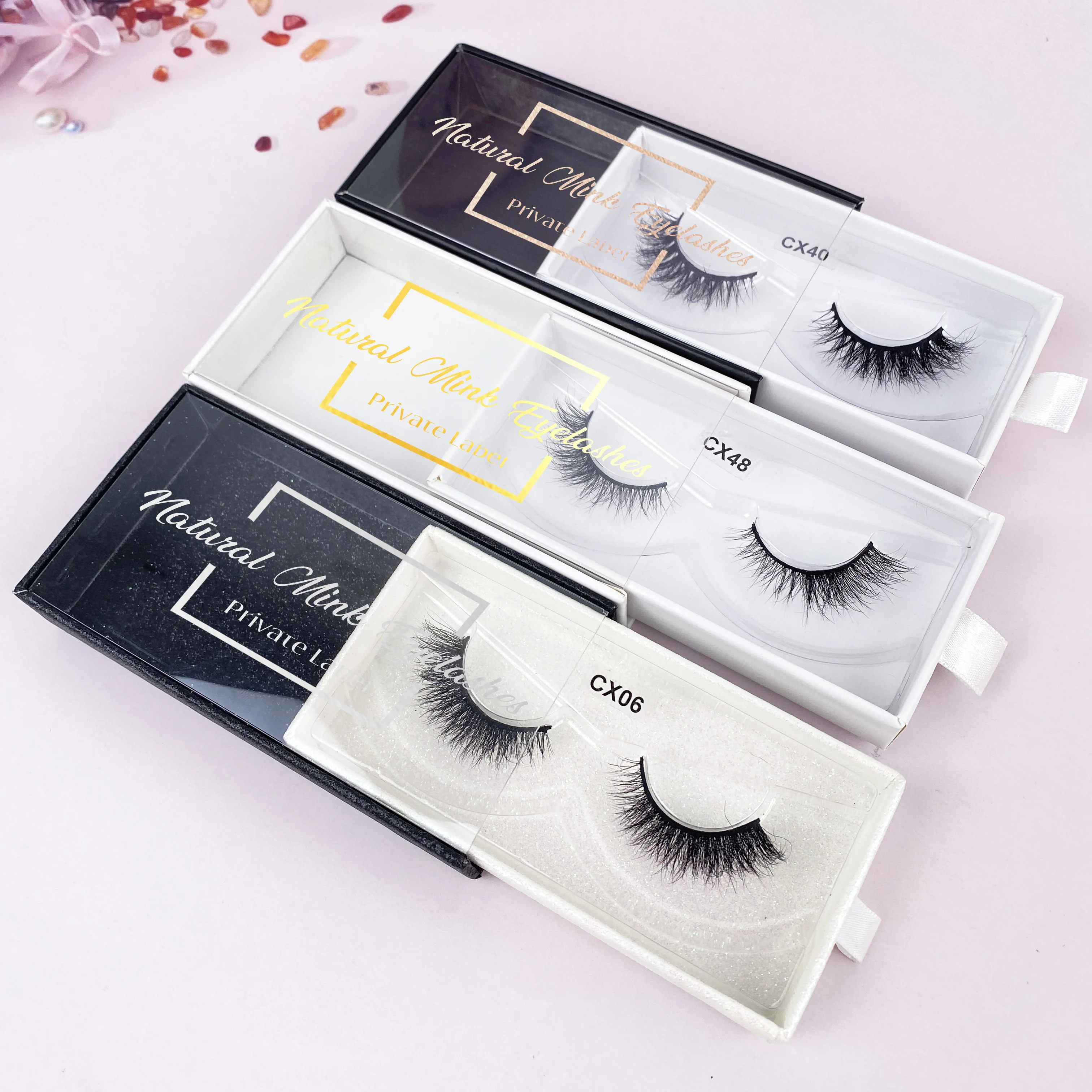 eye lashes natural look lash individual 100% Real Mink fluffy eyelashes natural 3d wipsy fox eye lashes wholesale