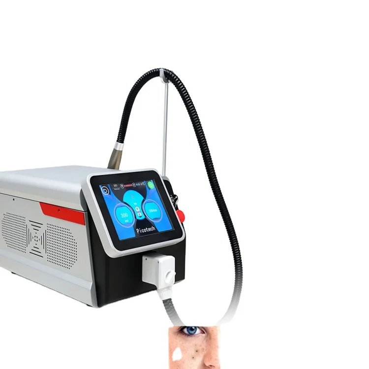 Q switched 1064 nm 755nm 532nm Picosecond Nd Yag Laser winkle removal skin rejuvenation Tattoo Removal machine on sale