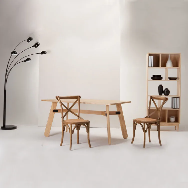 Customized dining room furniture modern dinning chairs simple rustic style dining chair for restaurant