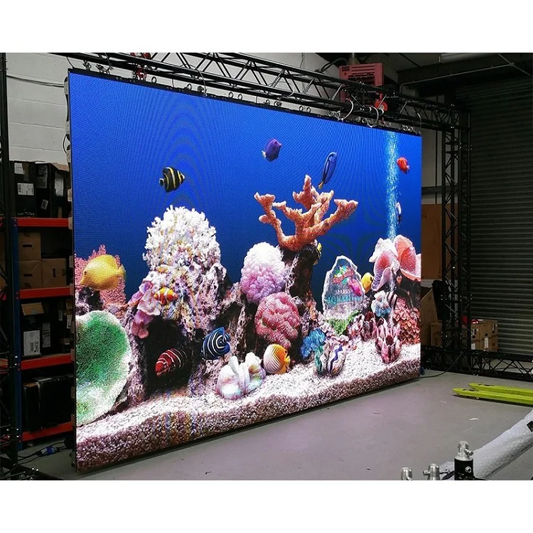 High brightness Full Color Tube Chip Color 576x576mm cabinets Screen Dimension for P6 Outdoor led panel display