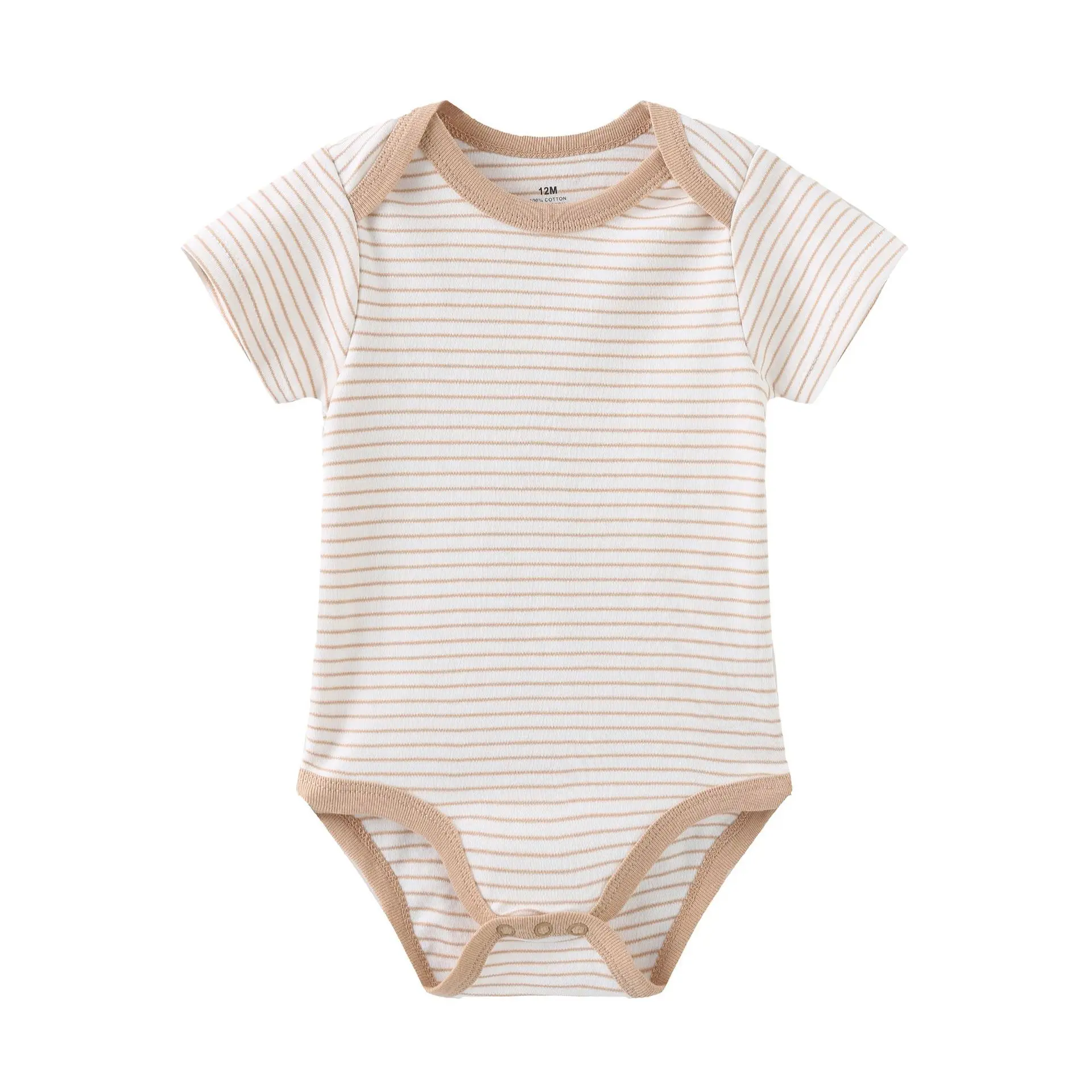 5pcs Fashion design new born baby gift stripe clothes 0-12 months boy clothing set 5 pack bodysuits vest jumpsuits