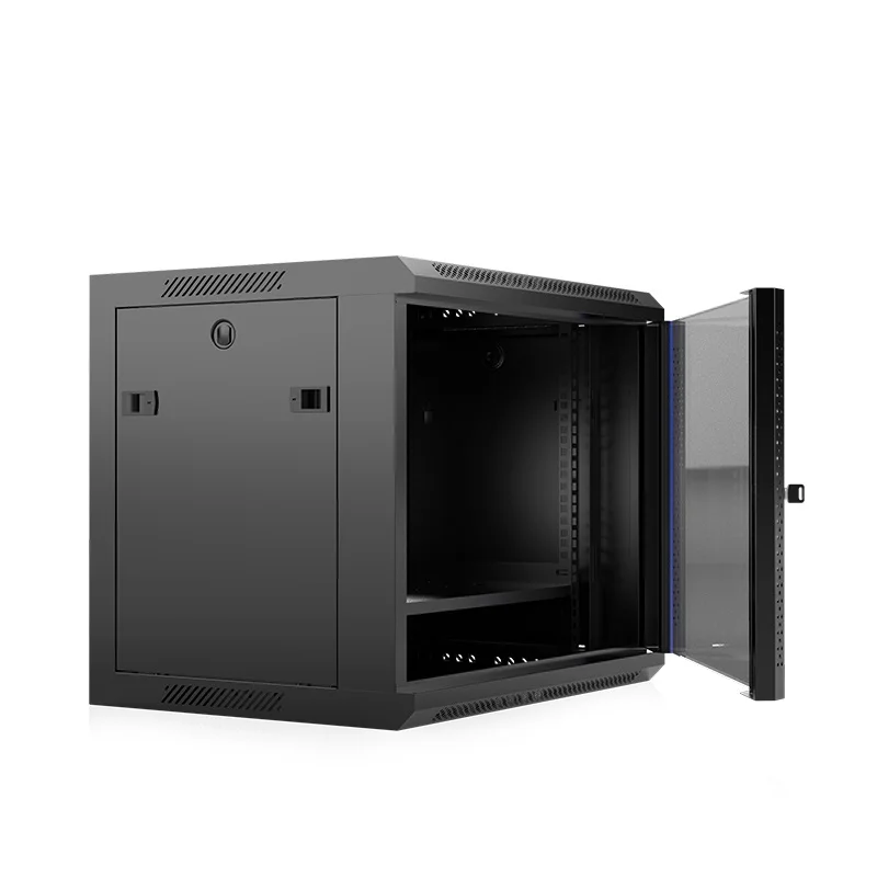 SPCC 19 inch standard wall mounted 9u network cabinet