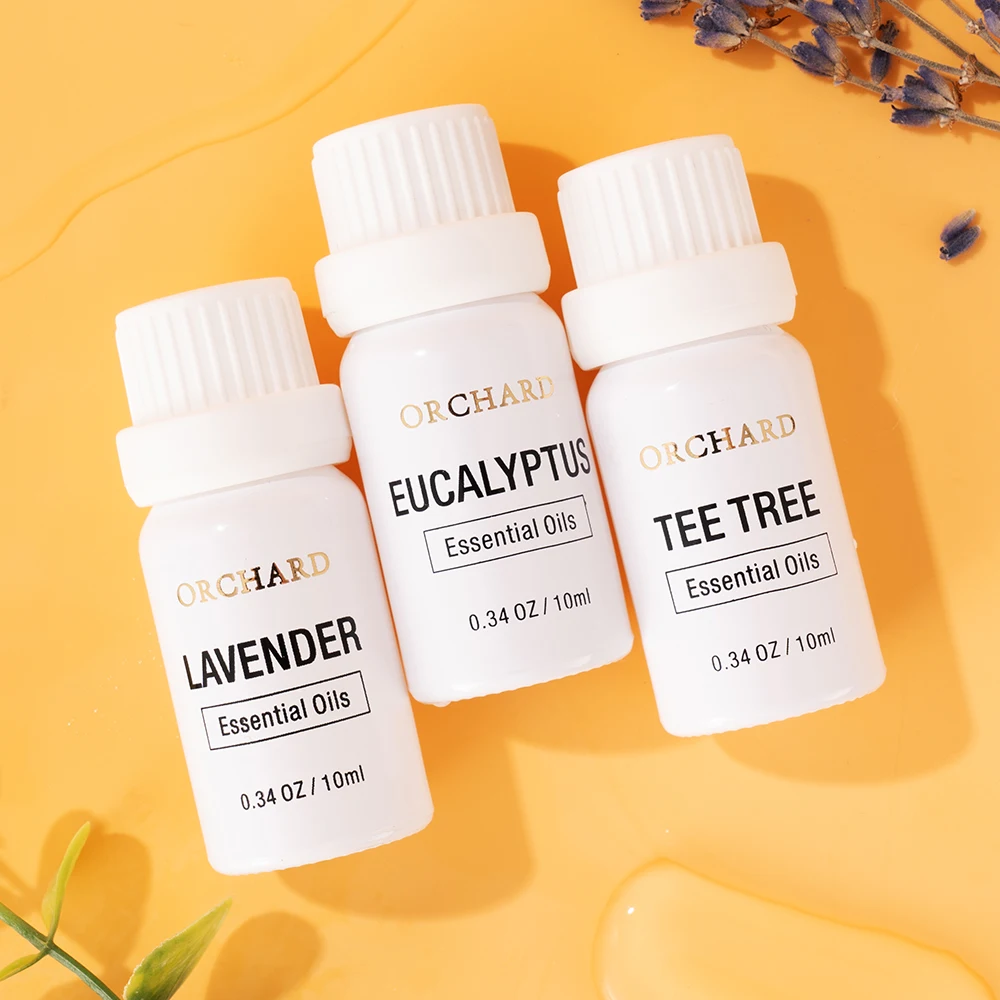 OEM/ODM Wholesale Pure Natural Aromatherapy Essential Oil Skin Massage Diffuser Eucalyptus/Tea Tree/Lavender Essential Oil Set