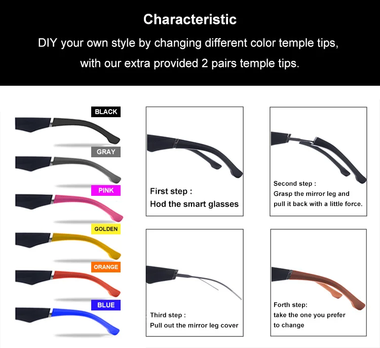 Amazon Fashion smart wire original K2  Smart glasses frames bluetooth 5.0  smart eyes glasses