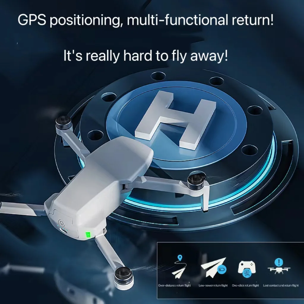 Бесщеточный GPS-Дрон 4K высокой четкости аэрофотосъемка квадрокоптера с дистанционным управлением самолета SG108