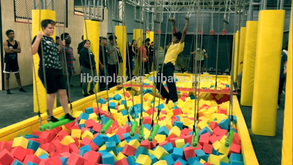 1300sqm ASTM Standard Commercial Adults Indoor Trampoline Park