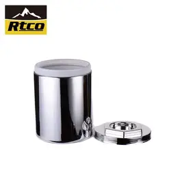 RTCO Wholesale HDPE Materials Colorful Chromed Pill Bottle/Protein Powder Packaging