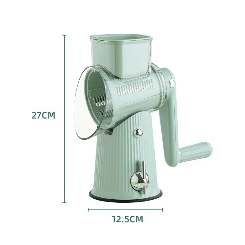 Vegetable cutter Household hand roller vegetable cutter Multi-functional potato radish grater slicer