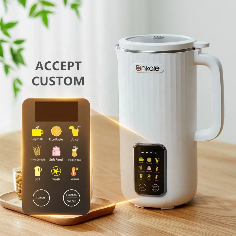 Soybean milk making machine 2023 hot selling homemade Soya Oat Nut Almond milk maker plant-based milk making machine 1.2L