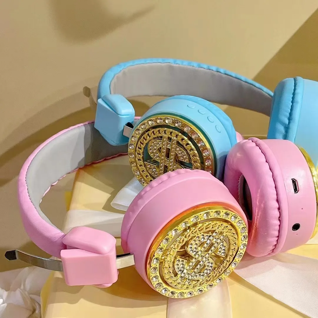 AH-807E with BT 5.0 High Quality lovely design Wireless Stereo Computer Gaming Earphone Gift Headphone