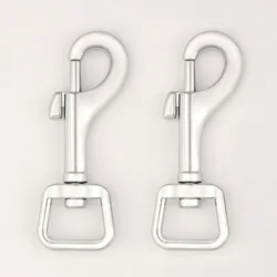 Dog Leash Hardware Glossy Antique Brass Metal Clip Swivel Hook 20mm Swivel Clasp Dog Hook Swivel Snap Hook for Pet Leash Making