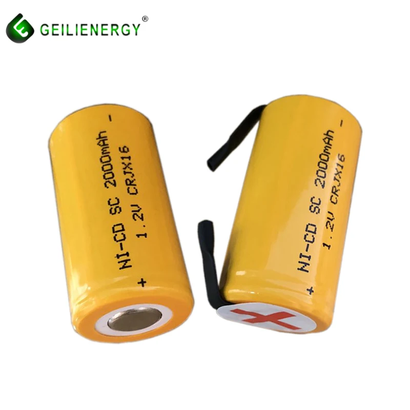  Никель-кадмиевый SC 2000mah 1 2 v 1300mah Ni-cd sc 1500mah перезаряжаемый