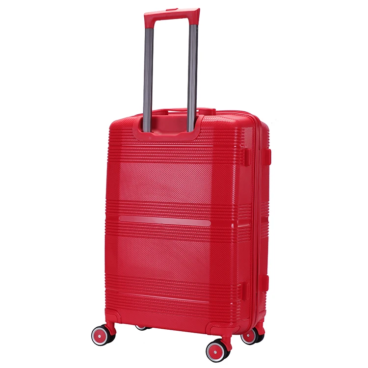 OEM Business Carry-On 20 24 28 Inch 3pcs Set PP Travel Suitcase Koffer 360 Degree Universal Wheels Hard Shell Trolley Luggage