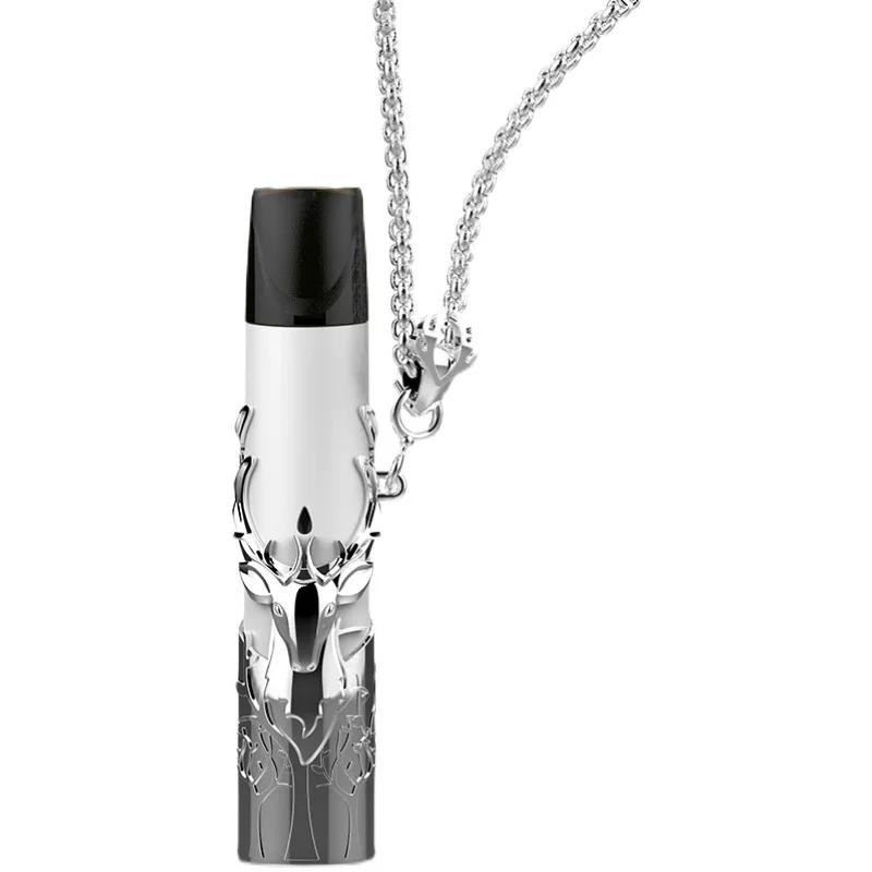 
2021 Fashion Deer Head Necklace for Relx/Yooz E-cig Protective Cover for Yueke Cool Vaping Anti-lost Holder Chain 