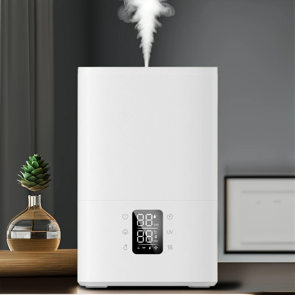 RUNAL H868 4 L Humidifier Digital Humificador Black Cool Warm Mist Humidificador Smart Wifi Ultrasonic Air Humidifier For Home