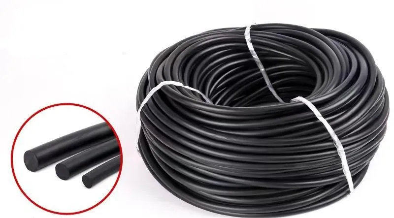Прямые продажи с фабрики формование 3 мм/4 мм/5 мм хорошего качества EPDM FKM NBR резиновый силиконовый шнур без заусенцев