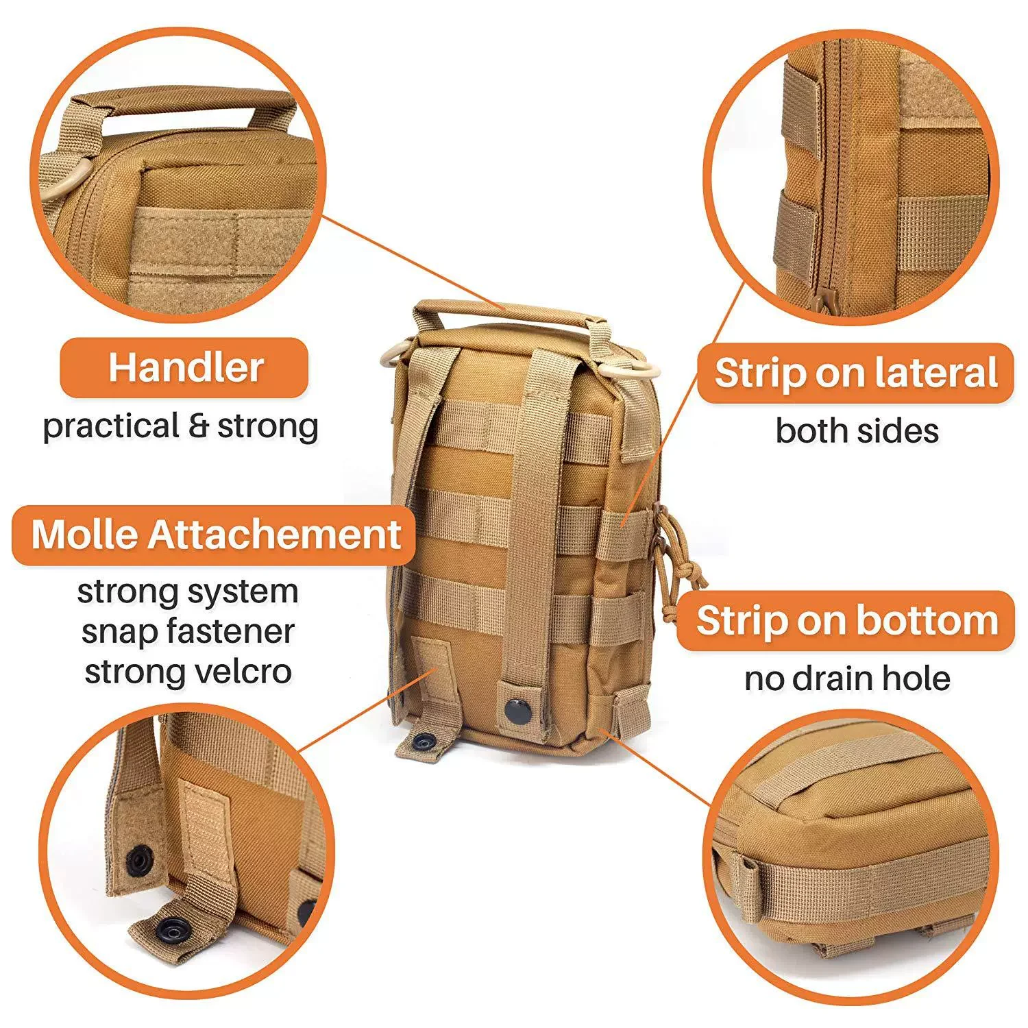 Edc Medical Kits Waterproof Outdoor Survival Kit Interior Slot Pocket Normcore Survival Tactical Kit