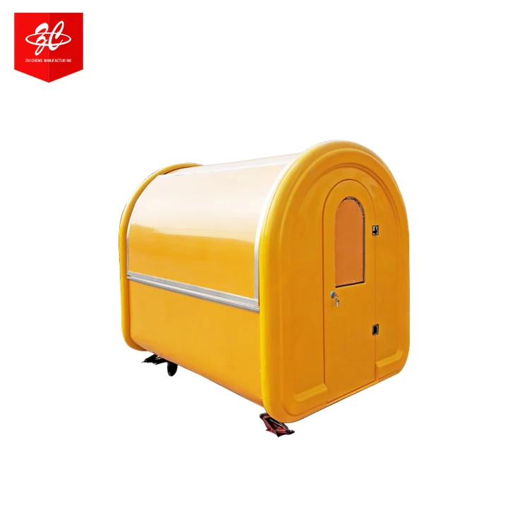 Customize Multi-function Barbecue Hot Dog Pizza Mini Donut Food Cart Churros Portable Food Trailer Dining Car For Sale